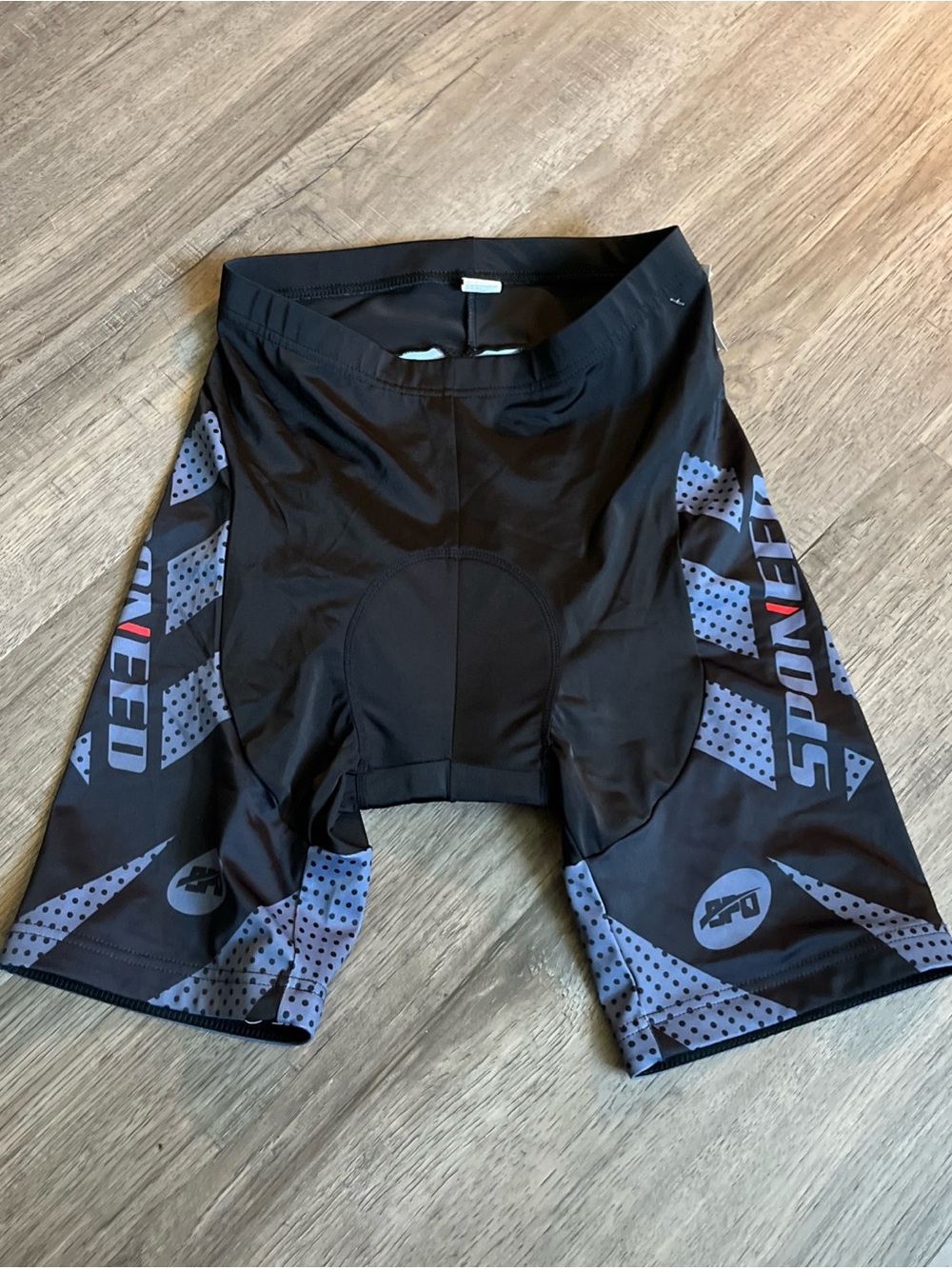 Black Men’s Cycling Shorts Sponeed L